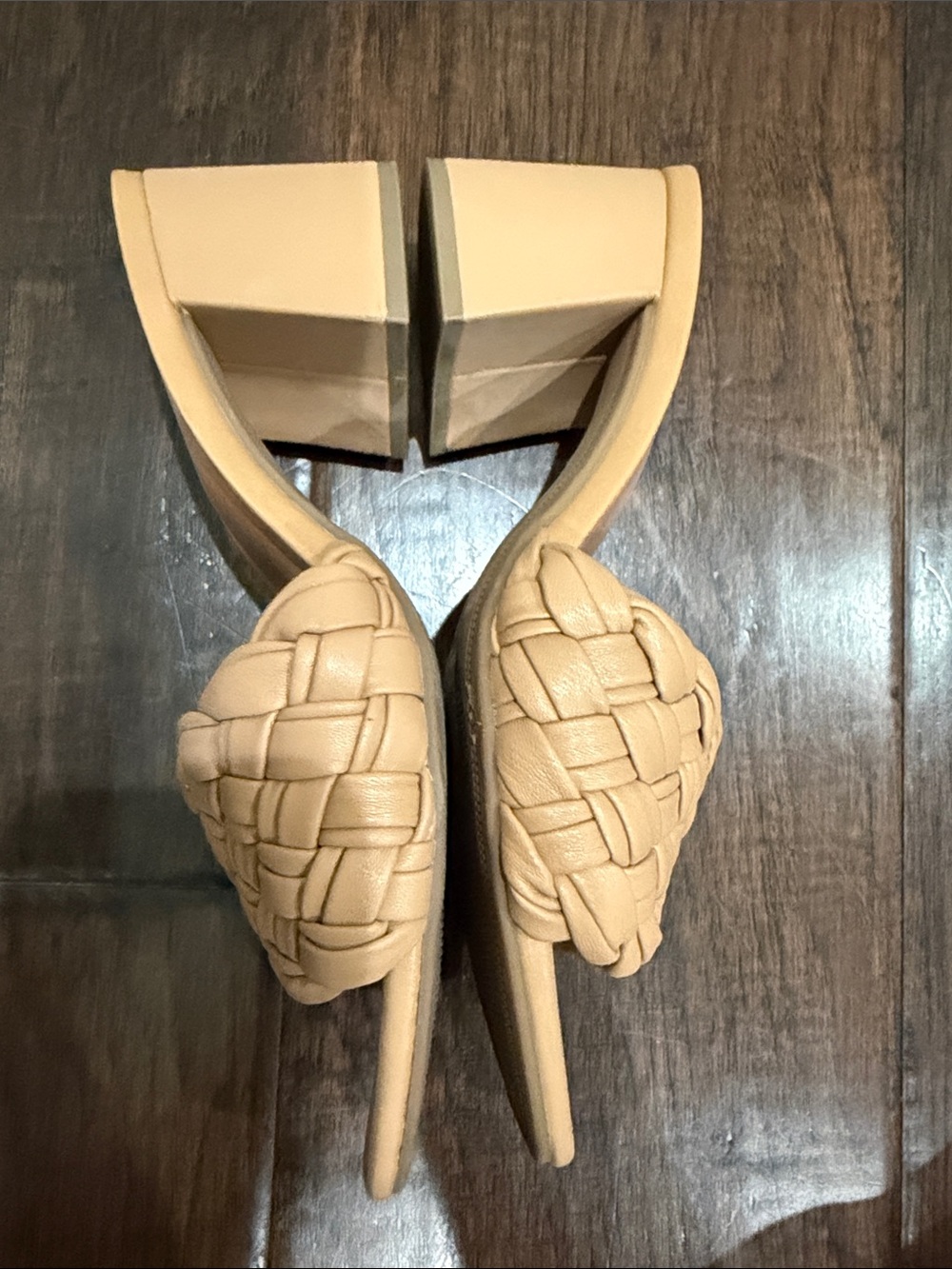 a new day Tan Braided Block Heel Mules - Picture 6 of 7